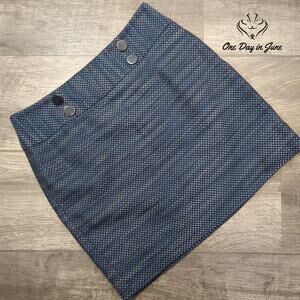 Loft Button Accent Skirt Size 4